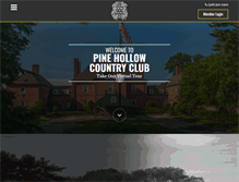 Tablet Screenshot of pinehollowcountryclub.com